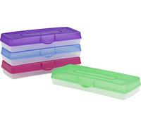 Storex Astuccio per matite elasticizzate, 14 x 33,4 x 6,52 cm, colori assortiti, assortimento di colori variabili, confezione da 12 (61620A12C), Colori assortiti., moderno