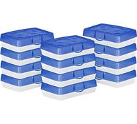 Storex Astuccio portamatite, 21 x 14 x 6,3 cm, blu opaco, confezione da 12 (61623A12C)