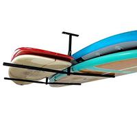 StoreYourBoard Doppio supporto da soffitto per SUP e surf, Hi Port 2, per casa e garage (XL (braccia da 76,2 cm)