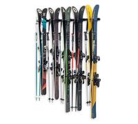 StoreYourBoard Portaoggetti da parete Omni per sci e snowboard, può contenere 10 paia, supporto da parete per sci, appendiabiti per la casa e il garage