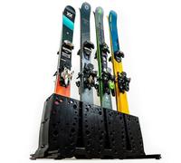 StoreYourBoard Portasci, 4 paia per sci da pavimento, montaggio indipendente, (Sci larghi)