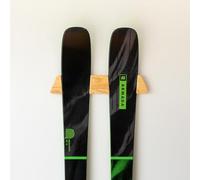 StoreYourBoard Portasci minimalista in legno, supporto da parete, in legno massiccio, può contenere fino a 22,7 kg