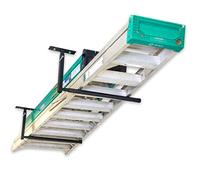 StoreYourBoard Scala regolabile da soffitto, supporto per garage, scale pieghevoli, scale estensibili, gancio sopraelevato