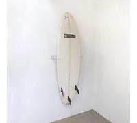 StoreYourBoard Supporto da parete per tavola da surf galleggiante, in acrilico trasparente, decorazione da parete per tavole da surf per interni, supporto verticale per tavole da surf per shortboard,