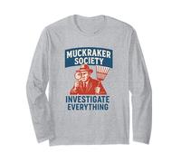 Storia Americana della Muckraker Society Maglia a Manica