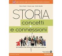 STORIA CONCETTI E CONNESSIONI 1 - (9788842404873) + Materiali didattici - Rebillo
