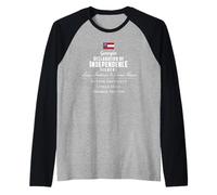 Storia degli Stati Uniti della Georgia Maglia con Maniche Raglan