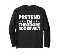 Storia degli Stati Uniti Fingi di essere Theodore Roosevelt Maglia a Manica