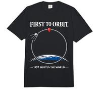 Storia del Razzo cosmonauta dello Sputnik della Guerra Fredda della Corsa allo Spazio Comfort Colors Adult Heavyweight T-Shirt