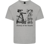 Storia Della Bicicletta Ciclista Maglietta Per Bambini Ragazzi E Ragazze