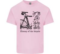Storia Della Bicicletta Ciclista Maglietta Per Bambini Ragazzi E Ragazze