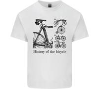 Storia Della Bicicletta Ciclista Maglietta Per Bambini Ragazzi E Ragazze