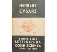 Storia della letteratura come scienza dello spirito