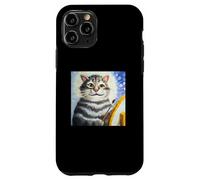 Storia dell'arte del gatto Custodia per iPhone 11 Pro