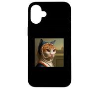 Storia dell'arte del gatto Custodia per iPhone 16 Plus