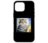 Storia dell'arte del gatto Custodia per iPhone 16 Pro Max