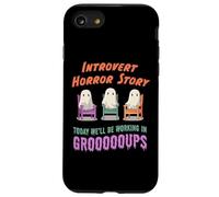 Storia dell'orrore introverso Timido Antisociale Halloween Kawaii Fantasma Custodia per iPhone SE (2020) / 7/8