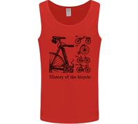 Storia Di Il Bicicletta Ciclisti Bicicletta Uomo Canotta Maglia