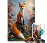 Storia di una volpe fantastica Puzzle da 1000 pezzi per ragazzi Puzzle che stimola la logica Gioco rilassante Bordo chiaro Sorpresa di compleanno 50x75cm