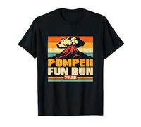 Storia Divertente Pompei Fun Run 79 d.C. Vulcano Storico Maglietta