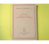 STORIA E CULTURA DEL RINASCIMENTO ITALIANO ZIPPEL ANTENORE EDITRICE