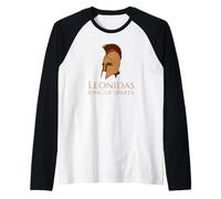 Storia Greca Antica e Classica - Leonida re di Sparta Maglia con Maniche Raglan
