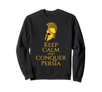 Storia Greca Antica - Keep Calm And Conquer Persia Felpa