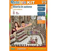 STORIA IN AZIONE - CONFEZIONE VOLUME 2 + ATLANTE STORICO (LDM) (9788808840691) - Libro Scolastico + Kit Scuola con Copertine Rebillo