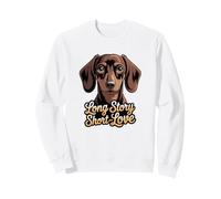 Storia Lunga Amore Breve (Ritratto Bassotto) Felpa