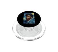 Storia nera della notte stellata di Van Gogh afro americano PopSockets PopGrip per MagSafe