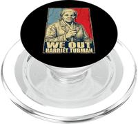 Storia nera Harriet Tubman Africana Usciamo dal Juneteenth PopSockets PopGrip per MagSafe