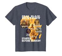 Storia Nera Prima della schiavitù Pan African Unity Melanin Pride Maglietta, Bambini, Pervinca, 6 Anni