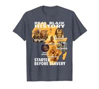 Storia Nera Prima della schiavitù Pan African Unity Melanin Pride Maglietta, Uomo, Pervinca, L