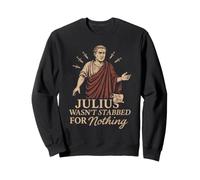 Storia Romana SPQR Giulio Cesare Latino Meme Idea Regalo Felpa