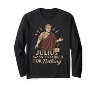 Storia Romana SPQR Giulio Cesare Latino Meme Idea Regalo Maglia a Manica
