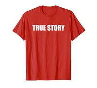 Storia Vera Maglietta, Uomo, Rosso, L