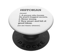 Storico Definizione di lavoro Storico divertente personalizzato PopSockets PopGrip Adesivo
