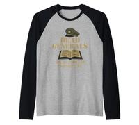 Storico militare Battlefield Ricerca Strategia di guerra Nerd Maglia con Maniche Raglan