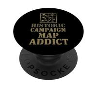 Storico militare Battlefield Ricerca Strategia di guerra Nerd PopSockets PopGrip Adesivo