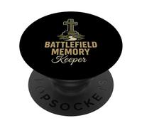 Storico militare Battlefield Ricerca Strategia di guerra Nerd PopSockets PopGrip Adesivo