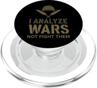 Storico militare Battlefield Ricerca Strategia di guerra Nerd PopSockets PopGrip per MagSafe