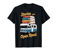 Storie del Design di Camper Open Road Book Maglietta