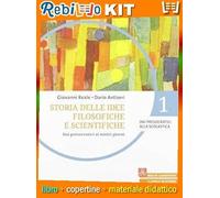 STORIE DELLE IDEE FILOSOFICHE KIT 1 (9788835051107) - Libro Scolastico + Kit Scuola con Copertine Rebillo