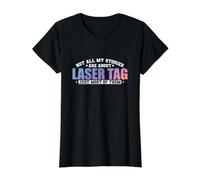 Storie di Laser Tag Maglietta con Stampa Grafica Economica