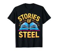 Storie di SMotivel Reading Design con Libro Aperto Maglietta