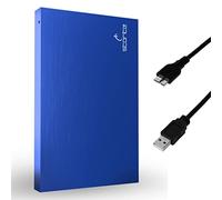 Storite Disco rigido esterno portatile 250 GB con archiviazione di backup esterna USB 3.0 Trasferimento rapido dei dati Adatto per PC, Mac, Windows, Giochi, laptop e desktop (Blu)