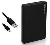 Storite Disco Rigido Esterno Portatile da 120 GB di Backup con USB 2.0 Trasferimento Dati Ultra Veloce Disco Rigido Compatto Compatibile con PC MAC Windows Laptop Desktop (Nero)