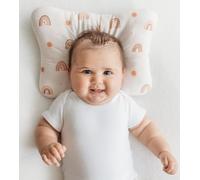 Stork Drop - Cuscino per bambini di massimo comfort | previene e corregge la sindrome della testa piatta (plagiocefalia) | rete 3D Air Mesh traspirante | cotone biologico | lavabile in lavatrice |