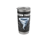 Storm Chaser Tornado Twisters Meteorologia Fenomeni Meteorologia Bicchiere termico in acciaio inox doppia parete