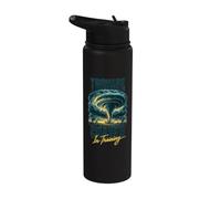 Storm Chasing Tornado Chaser Meteorologist Meteorology Cool Stainless Steel Insulated Water Bottle